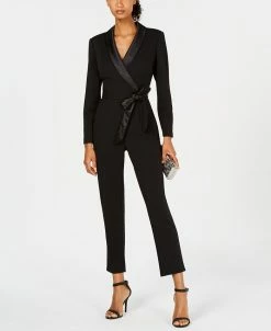 Adrianna Papell Tuxedo Jumpsuit