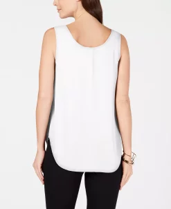 Alfani Women's Sleeveless Scoop-Neck Blouse, Created For Macy's -VINCE CAMUTO Shop 10746691 fpx