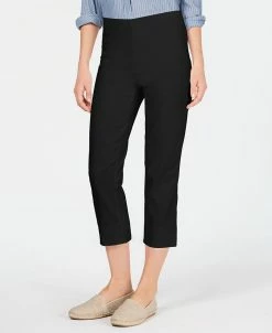 Charter Club Women's Chelsea Pull-On Tummy-Control Capris, Created For Macy's