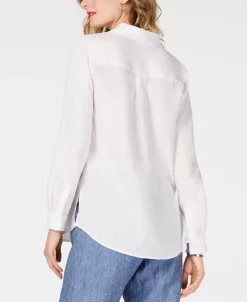 Charter Club Women's Linen Shirt, Created For Macy's 13 Charter Club Women's Linen Shirt, Created For Macy's -VINCE CAMUTO Shop 11975611 fpx