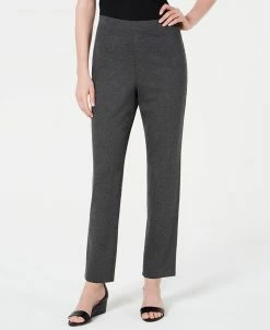 Karen Scott Port Pull-On Straight-Leg Pants, Created For Macy's