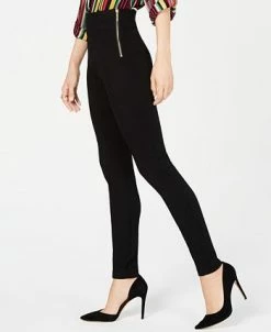 Alternative view of INC International Concepts Women's High-Waist Skinny Pants, Created For Macy's