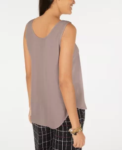 Alfani Women's Sleeveless Scoop-Neck Blouse, Created For Macy's -VINCE CAMUTO Shop 16400496 fpx