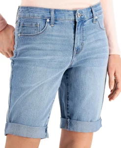 Style & Co Uffed Denim Bermuda Shorts, Created For Macy's -VINCE CAMUTO Shop 18254248 fpx