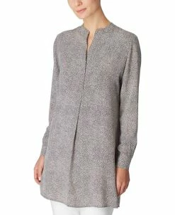 Anne Klein Printed Long-Length Tunic
