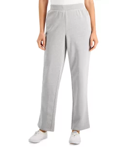 Karen Scott Fleece Knit Mid-rise Solid Pull-On Pants, Created For Macy's 7 Karen Scott Fleece Knit Mid-rise Solid Pull-On Pants, Created For Macy's -VINCE CAMUTO Shop 19081119 fpx