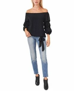 Vince Camuto Lip-Dot Off-The-Shoulder Top -VINCE CAMUTO Shop 19547640 fpx