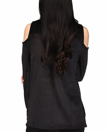 Michael Kors Velour Cold-Shoulder Sweatshirt 2 Michael Kors Velour Cold-Shoulder Sweatshirt - Image 2