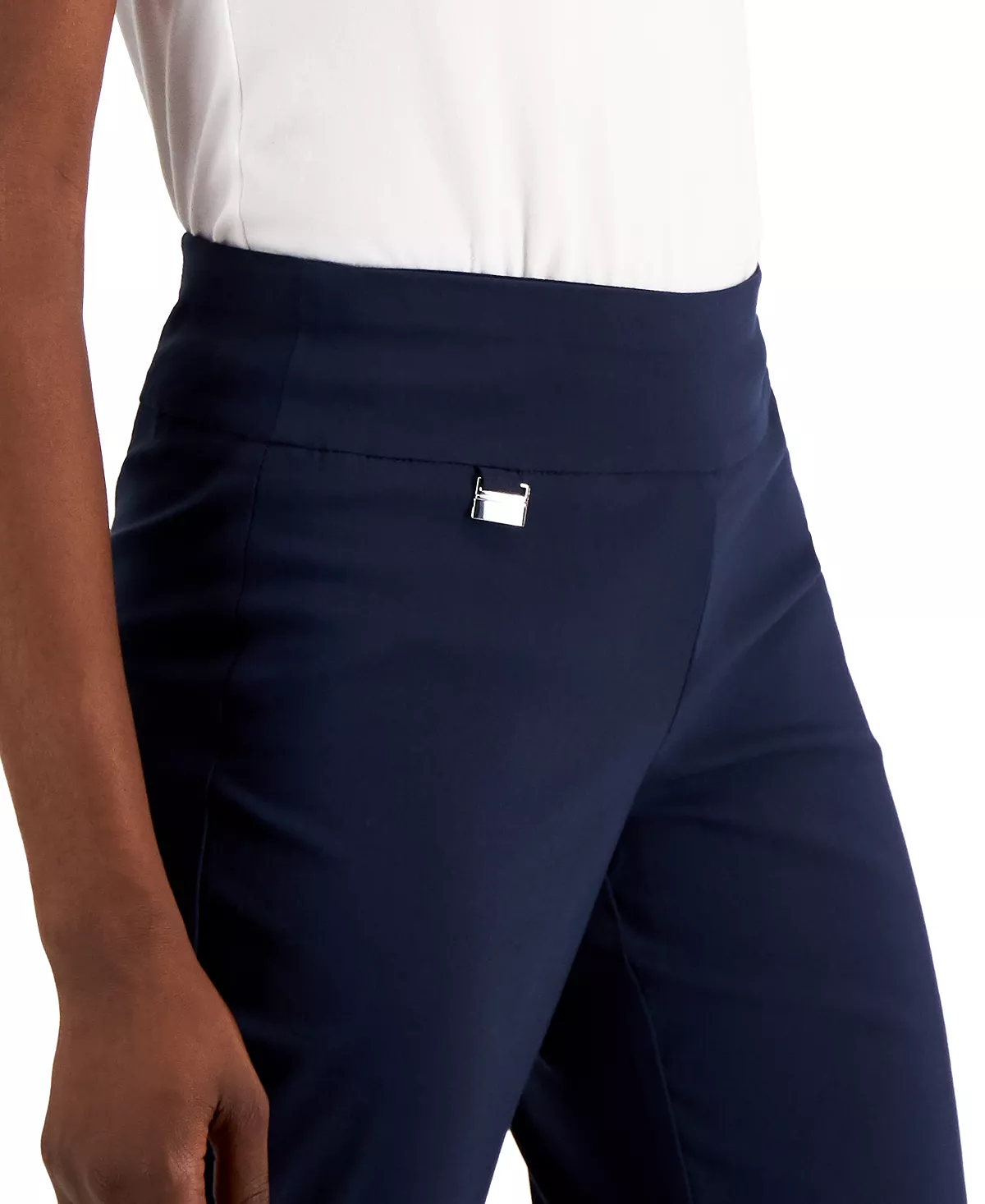 Alfani Women's Tummy-Control Pull-On Straight Leg Pants, Created For Macy's 4 Alfani Women's Tummy-Control Pull-On Straight Leg Pants, Created For Macy's - Image 4