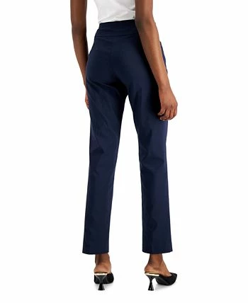 Alfani Women's Tummy-Control Pull-On Straight Leg Pants, Created For Macy's 2 Alfani Women's Tummy-Control Pull-On Straight Leg Pants, Created For Macy's - Image 2