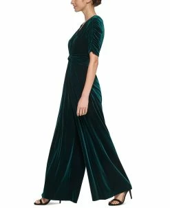 Vince Camuto Lvet Twist-Front Jumpsuit -VINCE CAMUTO Shop 20119829 fpx
