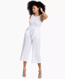 Bar III Tie-Front Jumpsuit, Created For Macy's