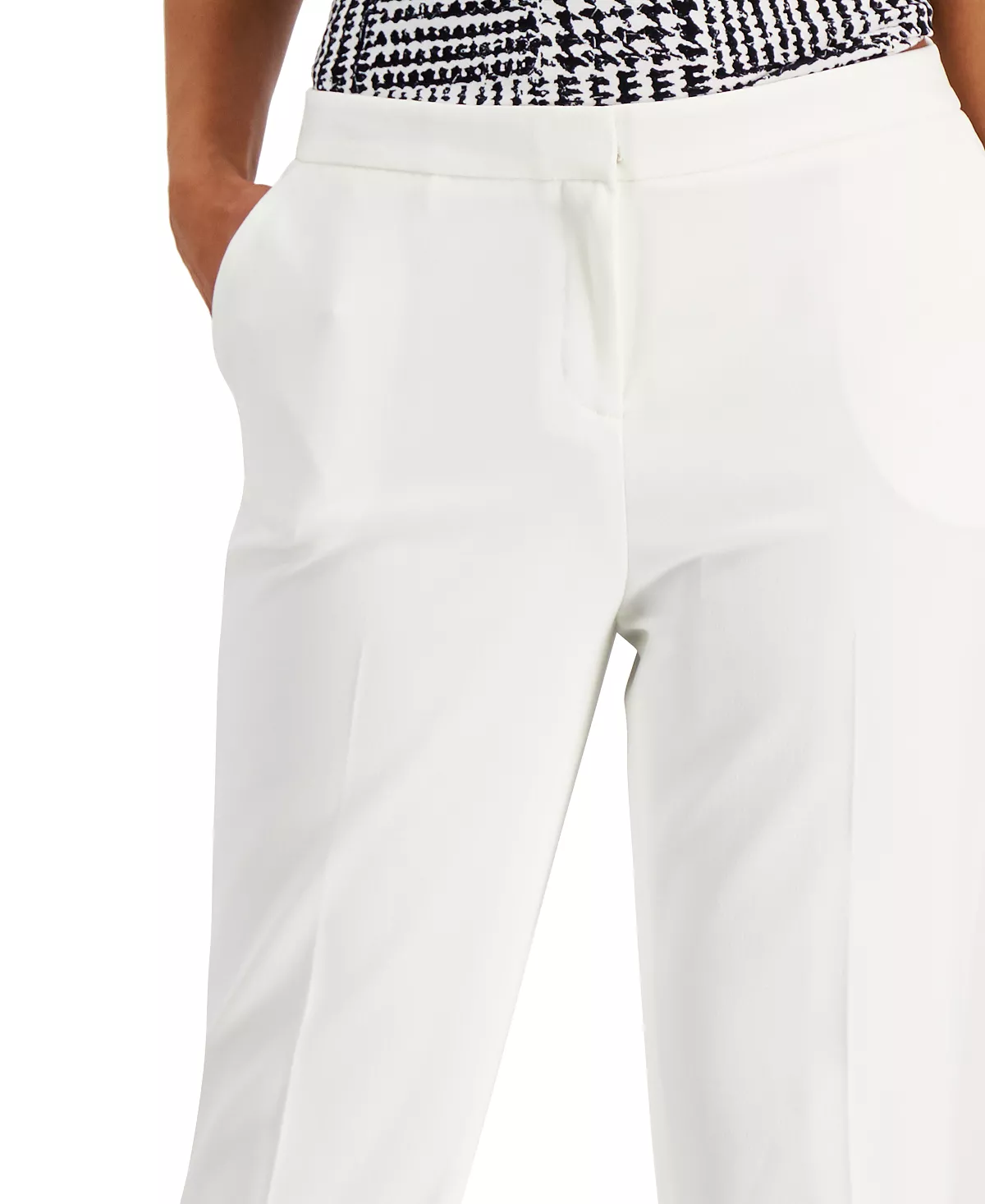 Kasper Slim Straight-Leg Pants 6 Kasper Slim Straight-Leg Pants - Image 6