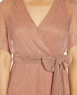 Adrianna Papell Flutter-Sleeved Surplice Jumpsuit -VINCE CAMUTO Shop 20292124 fpx