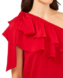 CeCe Asymmetrical One-Shoulder Ruffle Top -VINCE CAMUTO Shop 20426969 fpx