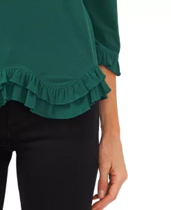 CeCe Ruffle-Hem Top 8 CeCe Ruffle-Hem Top -VINCE CAMUTO Shop 20431443 fpx