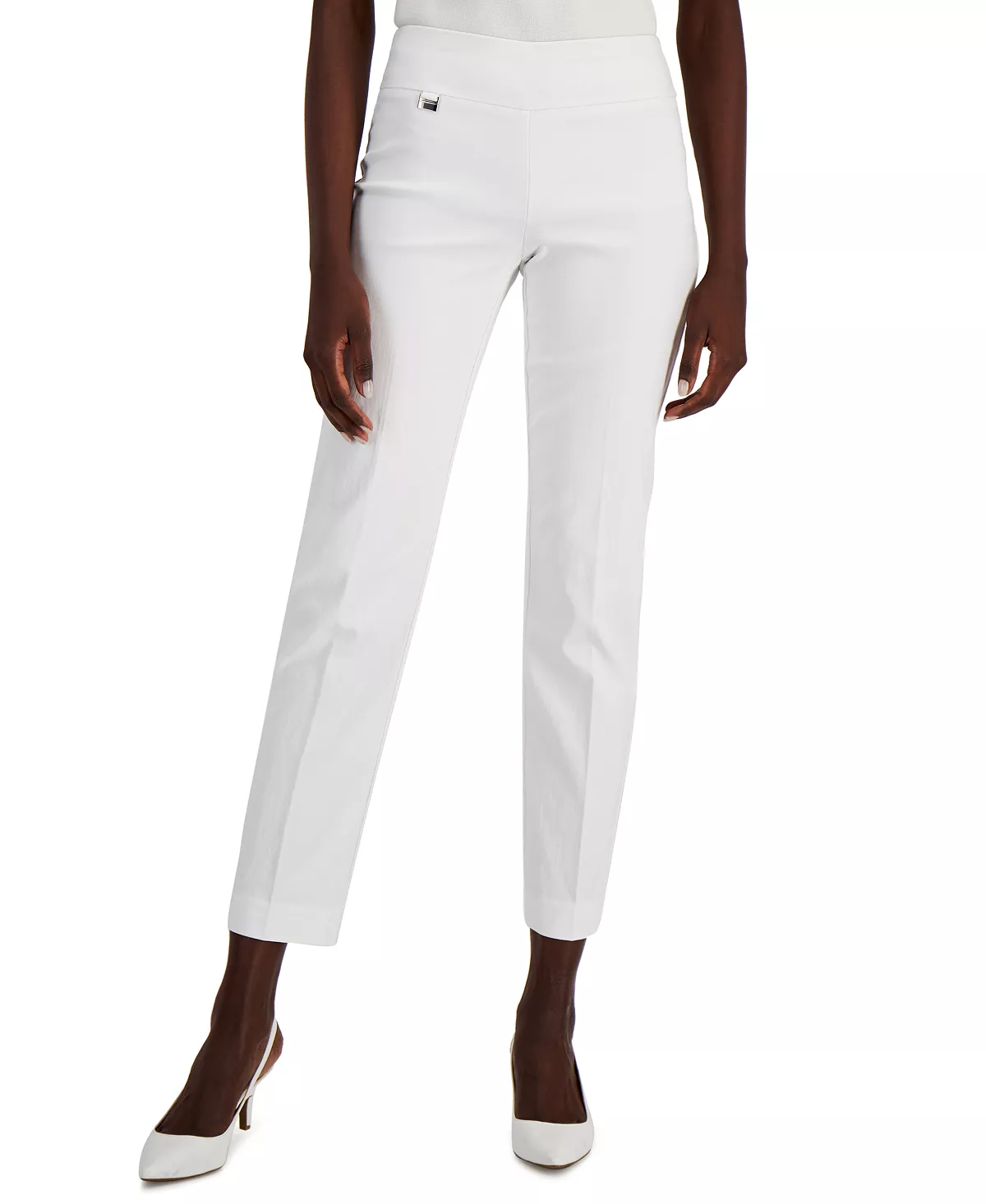 Alfani Women's Tummy-Control Pull-On Straight Leg Pants, Created For Macy's 7 Alfani Women's Tummy-Control Pull-On Straight Leg Pants, Created For Macy's - Image 7