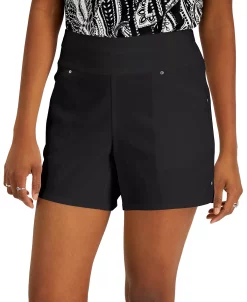INC International Concepts Women's Curvy Mid Rise Pull-On Shorts, Created For Macy's -VINCE CAMUTO Shop 20660039 fpx