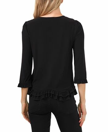 CeCe Ruffle-Hem Top 2 CeCe Ruffle-Hem Top - Image 2