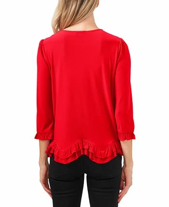 CeCe Ruffle-Hem Top 2 CeCe Ruffle-Hem Top - Image 2