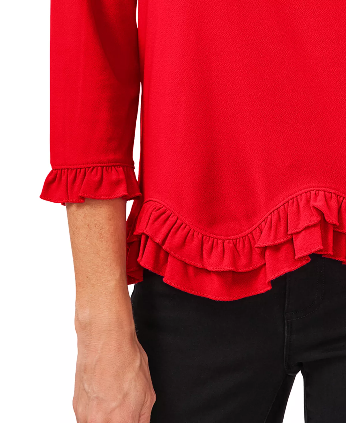 CeCe Ruffle-Hem Top 3 CeCe Ruffle-Hem Top - Image 3