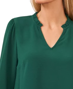 CeCe Ruffle-Sleeve Top -VINCE CAMUTO Shop 20669329 fpx