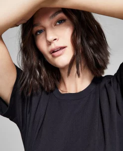 And Now This Women's Relaxed Cotton Boyfriend T-Shirt -VINCE CAMUTO Shop 20701500 fpx