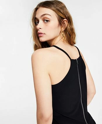 Bar III Zip-Back Halter Top, Created For Macy's 2 Bar III Zip-Back Halter Top, Created For Macy's - Image 2