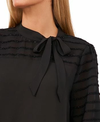 CeCe Otton Tie-Neck Top 3 CeCe Otton Tie-Neck Top - Image 3