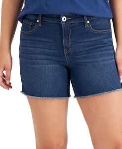 Style & Co Women's Distressed Frayed-Hem Shorts, Created For Macy's -VINCE CAMUTO Shop 21115422 fpx