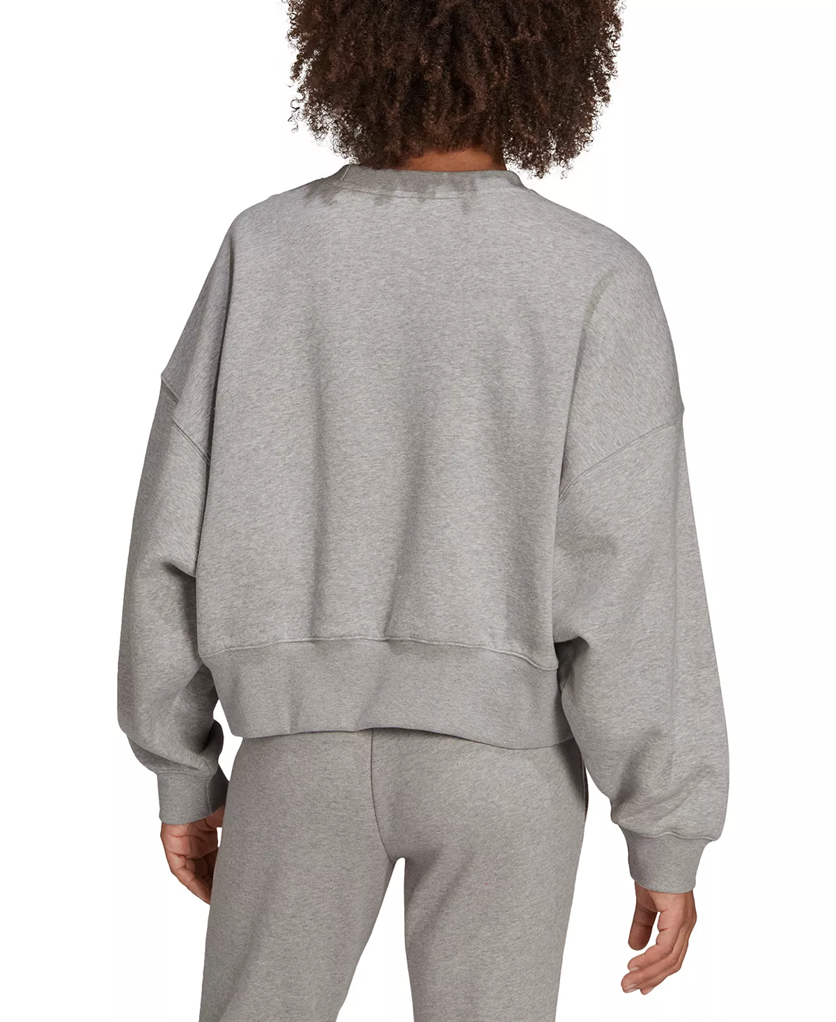 ADIDAS Women's Essentials Fleece Crewneck Sweatshirt 6 ADIDAS Women's Essentials Fleece Crewneck Sweatshirt - Image 6