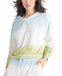 Black Tape Dip-Dyed Terry Sweatshirt