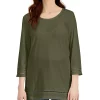 Karen Scott Women's Lattice-Trim Top, Created For Macy's