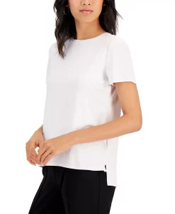 Alfani Women's Crewneck T-Shirt, Created For Macy's -VINCE CAMUTO Shop 21535789 fpx