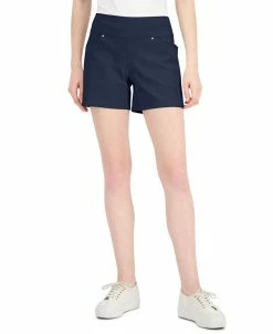 INC International Concepts Women's Mid-Rise Pull-On Shorts, Created For Macy's