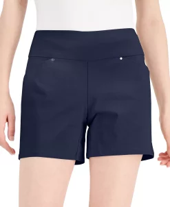 INC International Concepts Women's Mid-Rise Pull-On Shorts, Created For Macy's -VINCE CAMUTO Shop 21721329 fpx