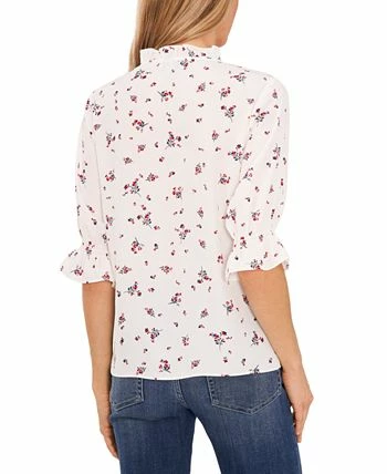 CeCe Women's Tie-Neck Floral-Print Blouse 2 CeCe Women's Tie-Neck Floral-Print Blouse - Image 2