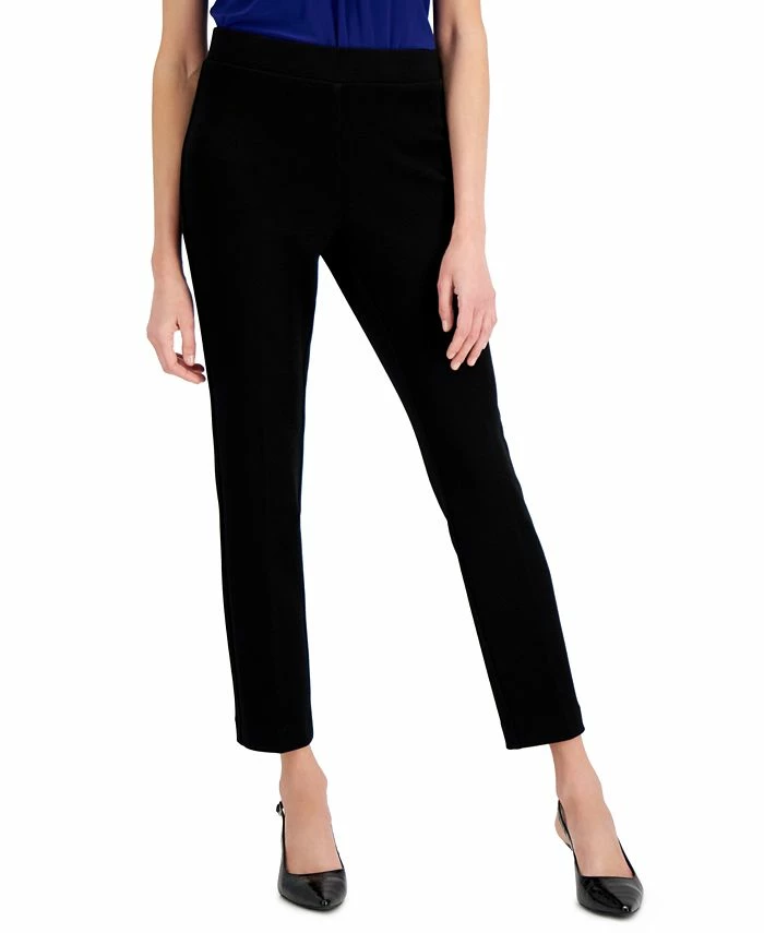 Kasper Women's Slim-Ankle Pull-On Pants 1 Kasper Women's Slim-Ankle Pull-On Pants