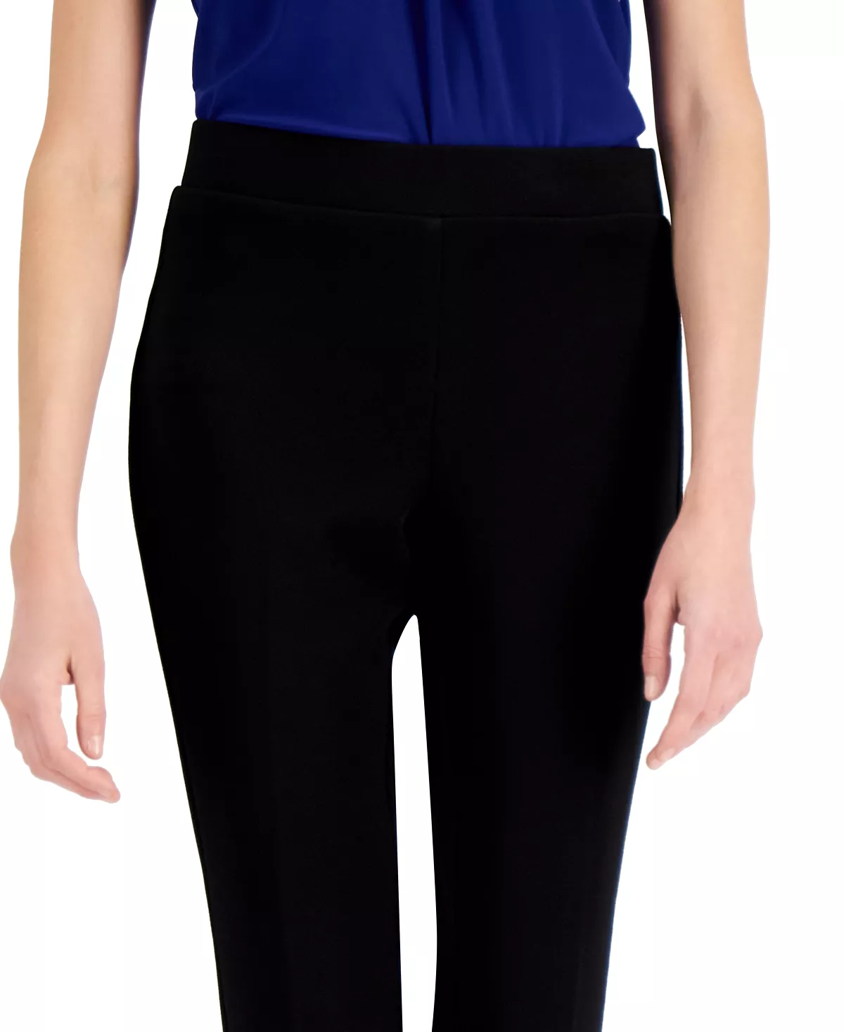 Kasper Women's Slim-Ankle Pull-On Pants 4 Kasper Women's Slim-Ankle Pull-On Pants - Image 4