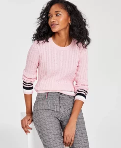 Tommy Hilfiger Women's Printed Skinny Ankle Pants -VINCE CAMUTO Shop 21901002 fpx