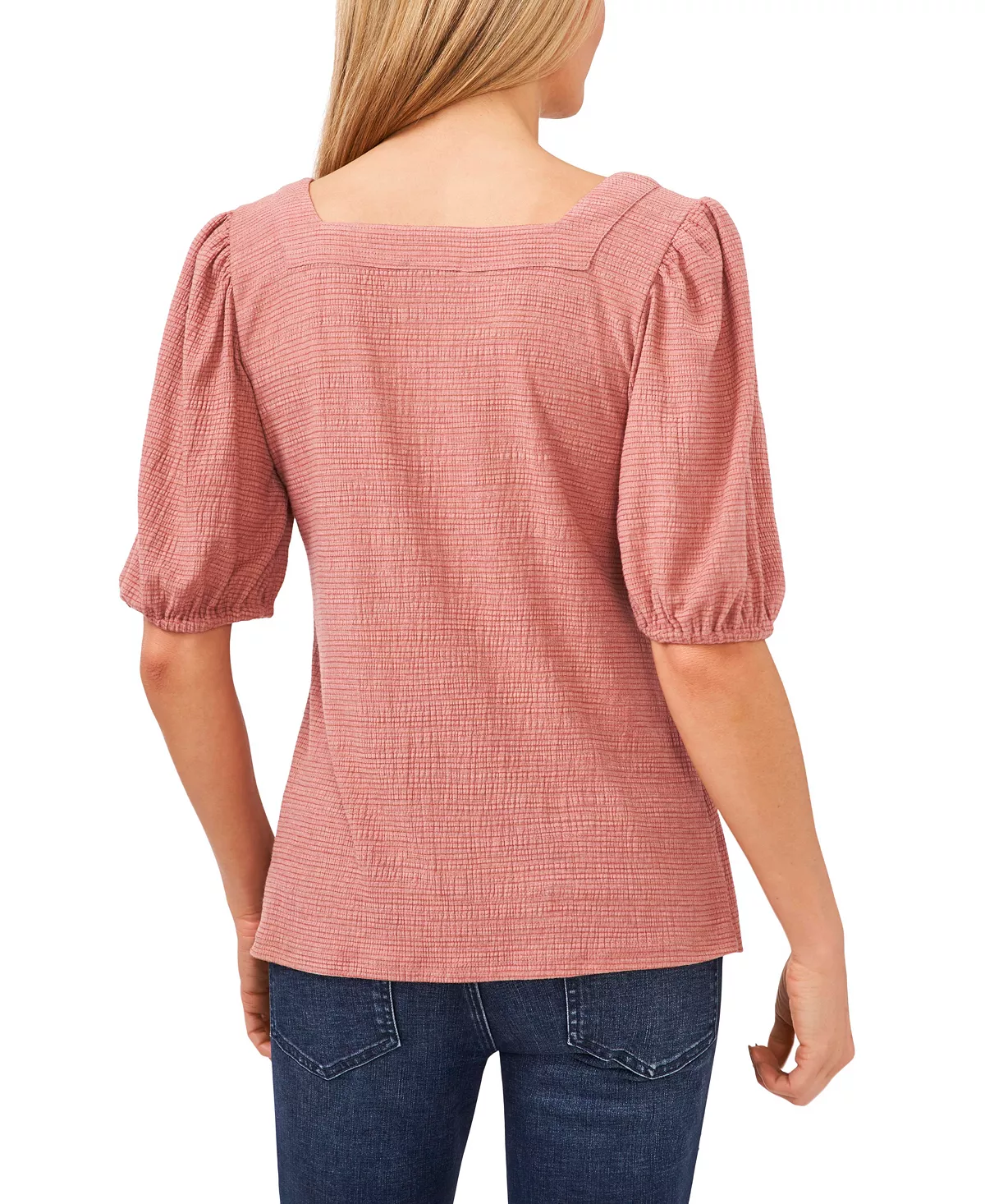 CeCe Women's Square Neck Knit Top 3 CeCe Women's Square Neck Knit Top - Image 3