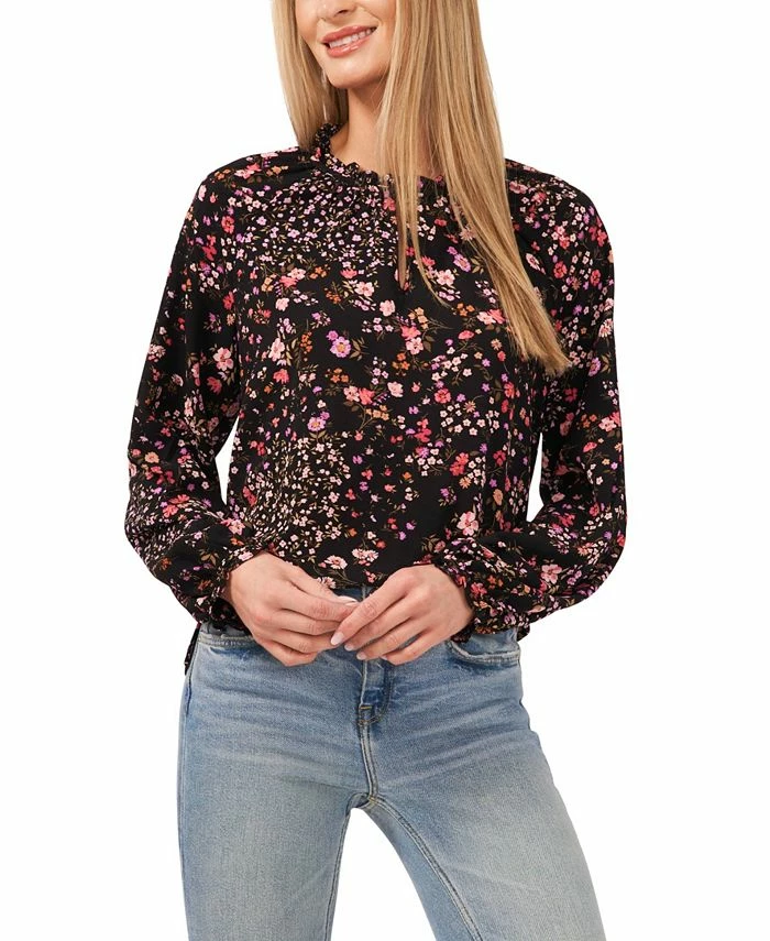 CeCe Women's Floral-Print Top 1 CeCe Women's Floral-Print Top