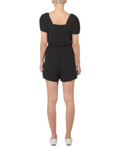 Black Tape Women's Cotton Eyelet Romper -VINCE CAMUTO Shop 22068757 fpx