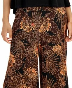 Connected Women's Contrast Printed Cropped Jumpsuit -VINCE CAMUTO Shop 22102978 fpx