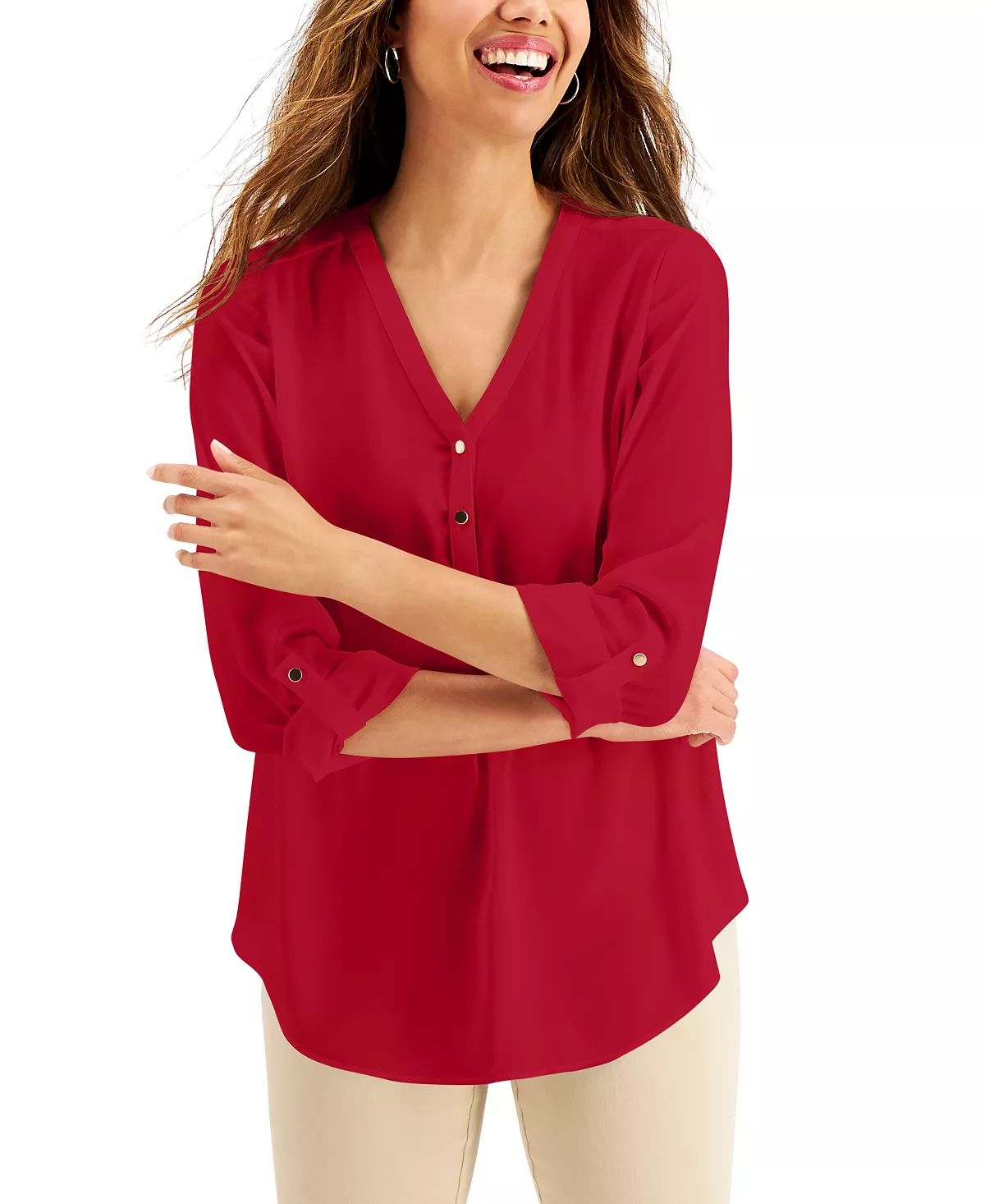 JM Collection Utility Top, Created For Macy's 1 JM Collection Utility Top, Created For Macy's