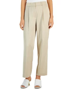 Alfani Women's Stripe Satin Wide-Leg Trousers, Created For Macy's