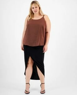 Bar III Plus Size Scoop-Neck Camisole, Created For Macy's