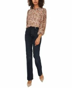 Vince Camuto Women's Crewneck Blouson-Sleeve Blouse -VINCE CAMUTO Shop 22323617 fpx