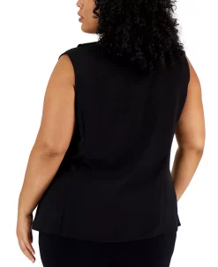 Kasper Plus Size Ruffled Button-Up Blouse -VINCE CAMUTO Shop 22336653 fpx