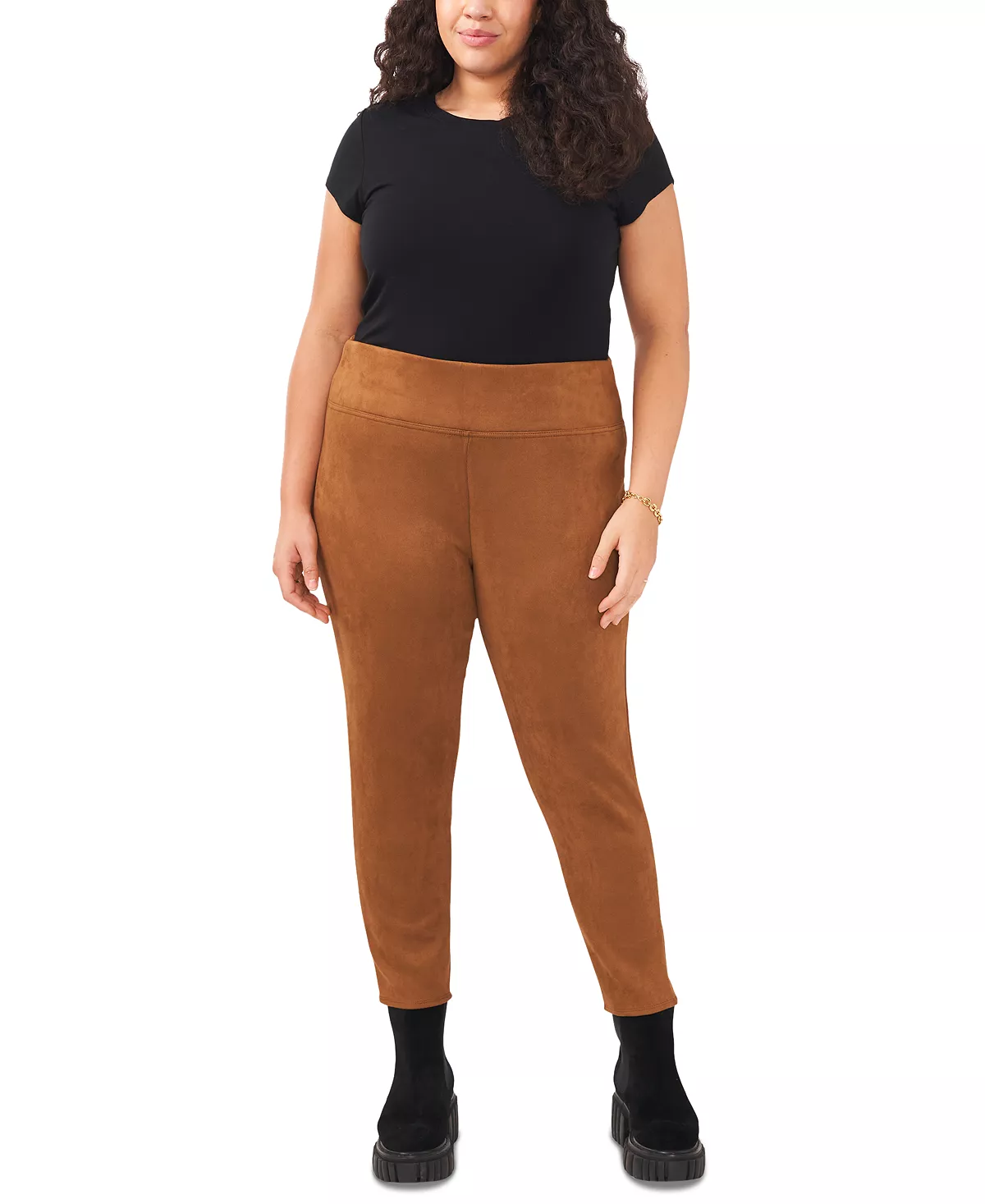 Vince Camuto Wide-Waistband Pull-On Leggings 4 Vince Camuto Wide-Waistband Pull-On Leggings - Image 4
